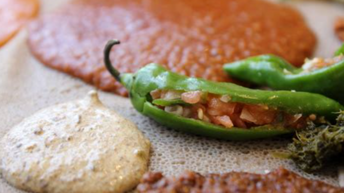 How to make "Sinig Karya" (Ethiopian Stuffed Jalapeño Pepper)