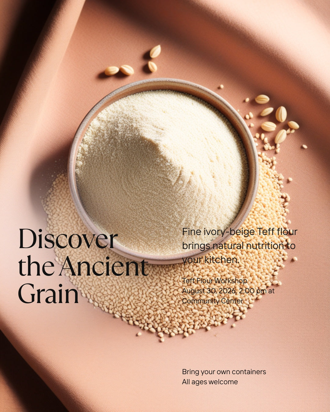 Gluten Free Teff Flour by Balè Moya