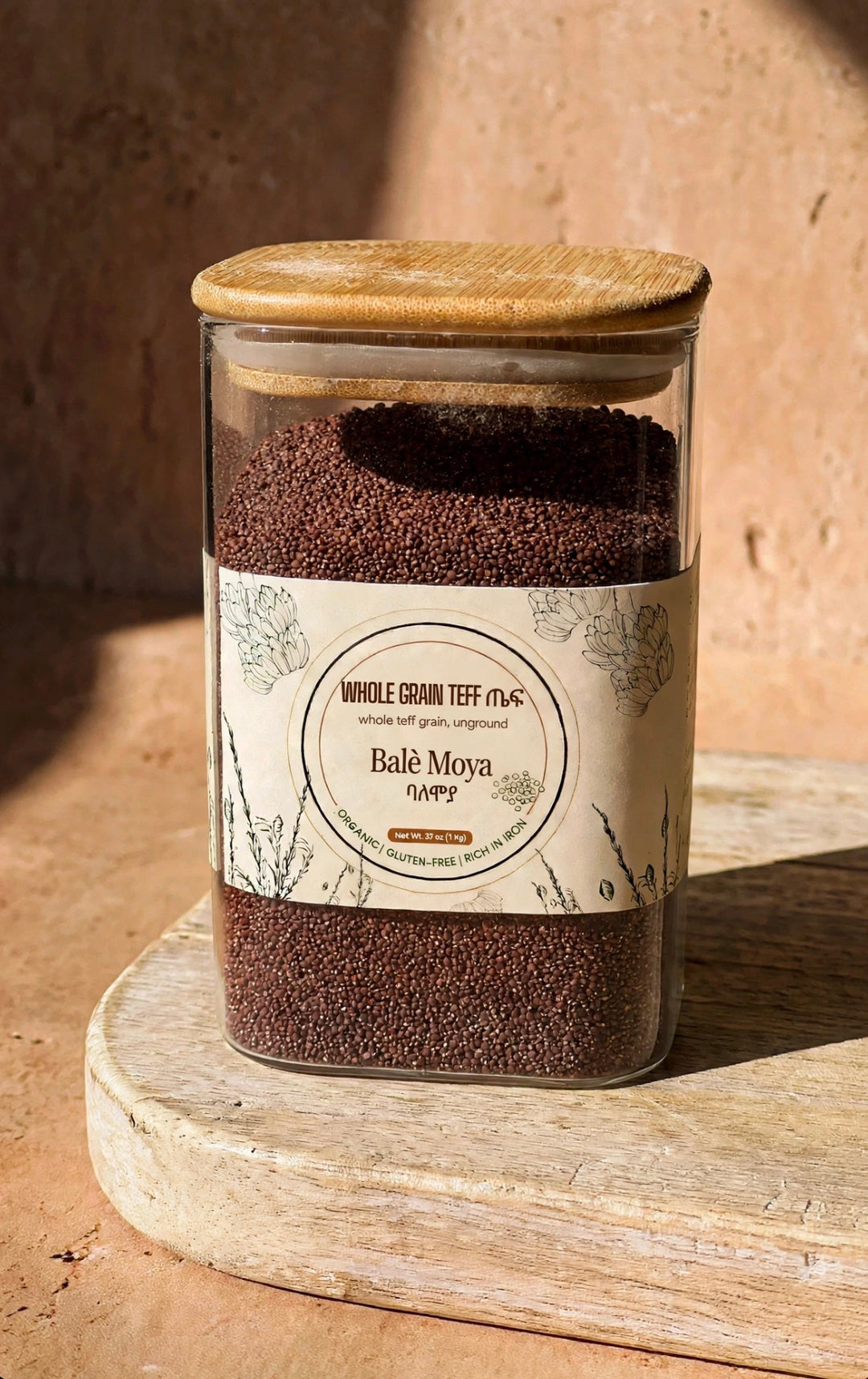 Whole Grain Teff | Unground Teff Grain, 8 oz