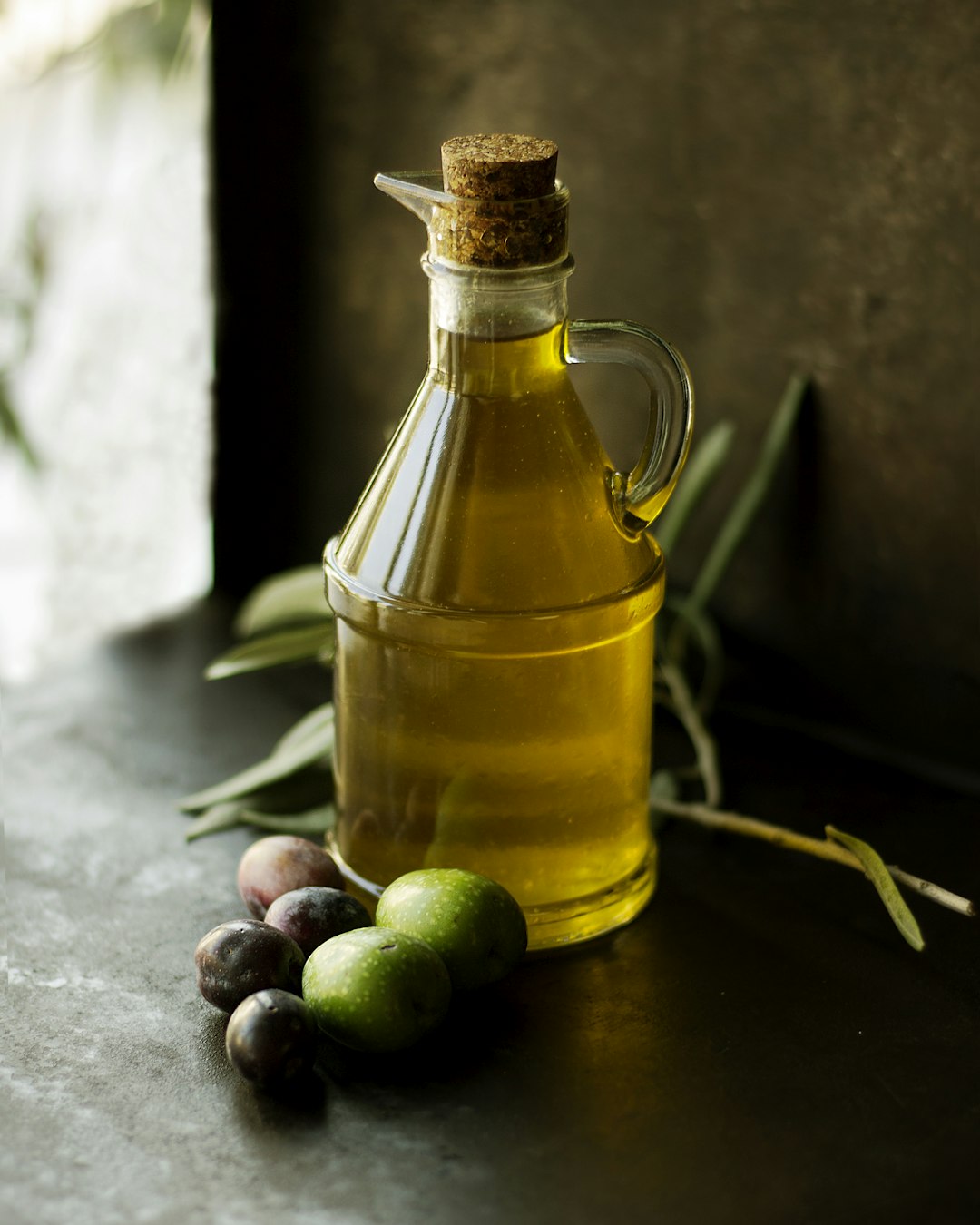 Golden infused oil in a glass cruet — placeholder editorial photo, replace with brand shot of the vegan ghee